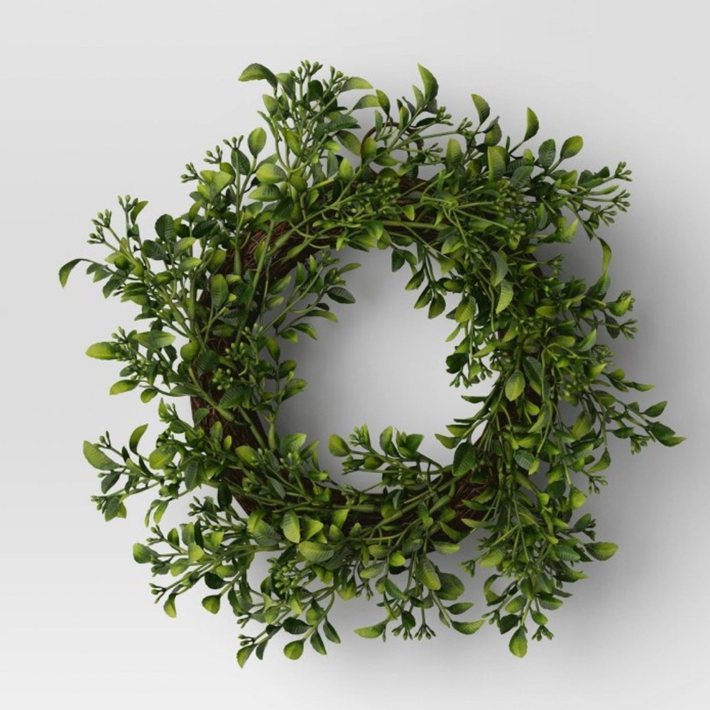 Boxwood Mini Wreath Green - Threshold